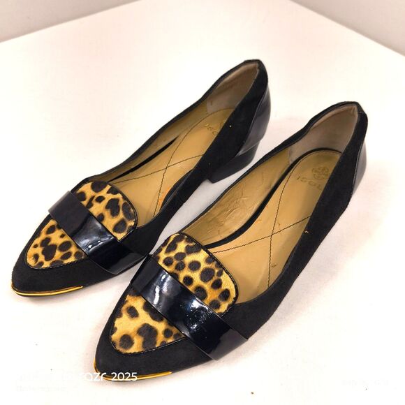 Women's ISOLA Pumps Leopard Print Slip-On Heels US Size 8.5 - Picture 8 of 13